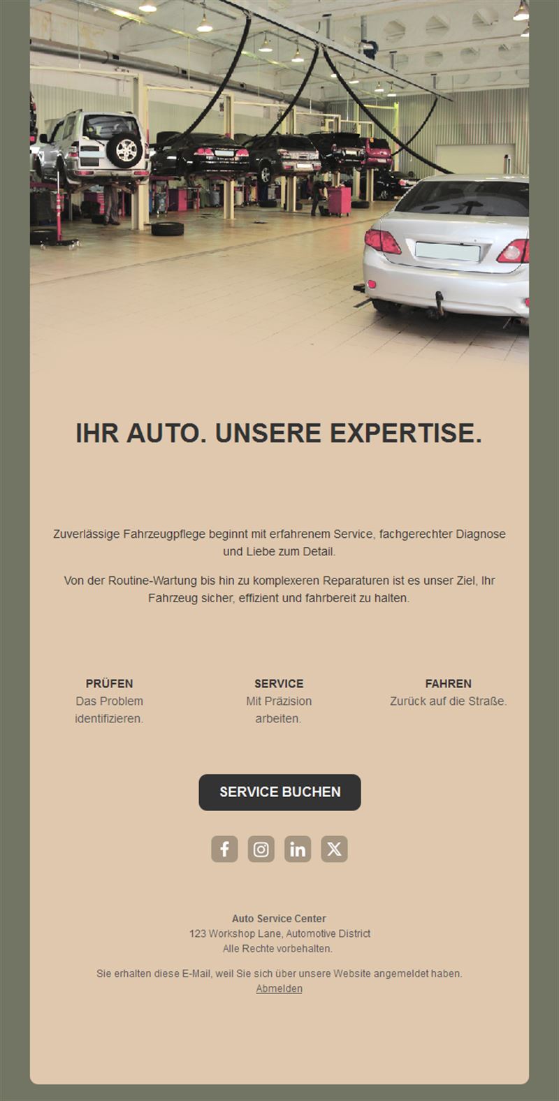 Automotive Service Template