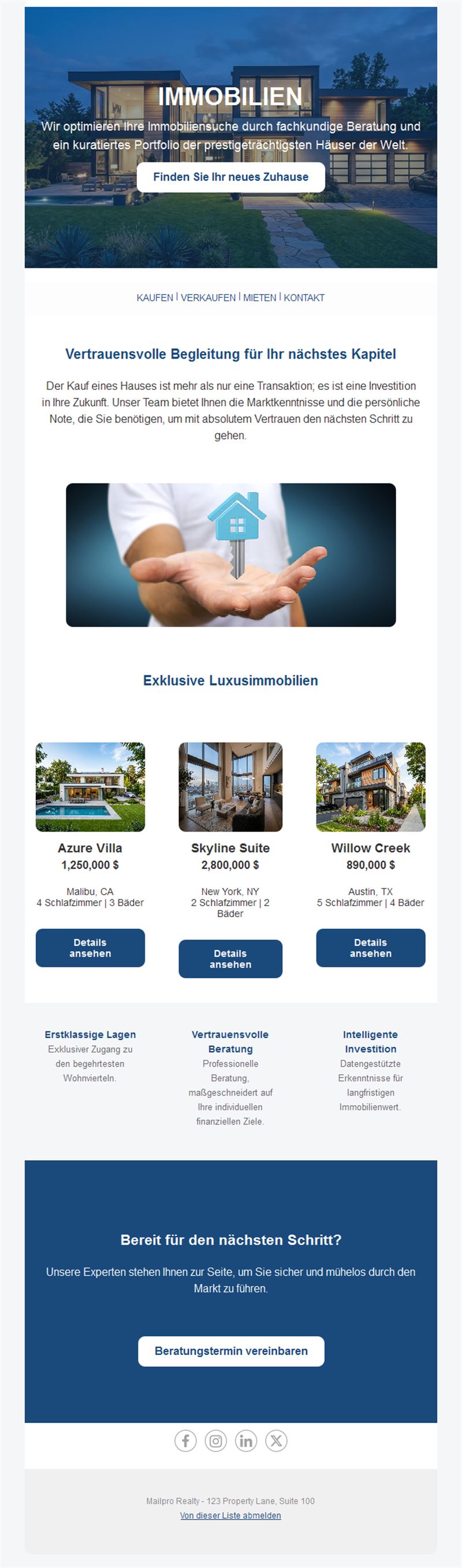 Real Estate Newsletter Template