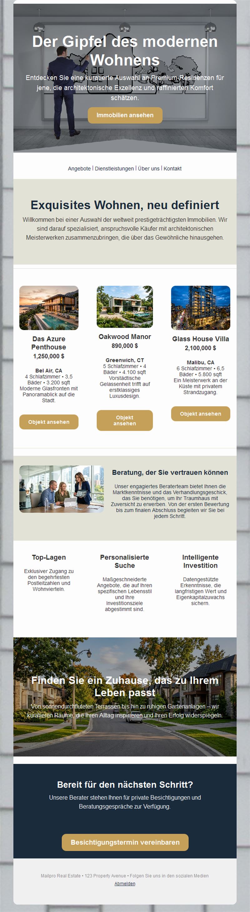 Real Estate Marketing Email
