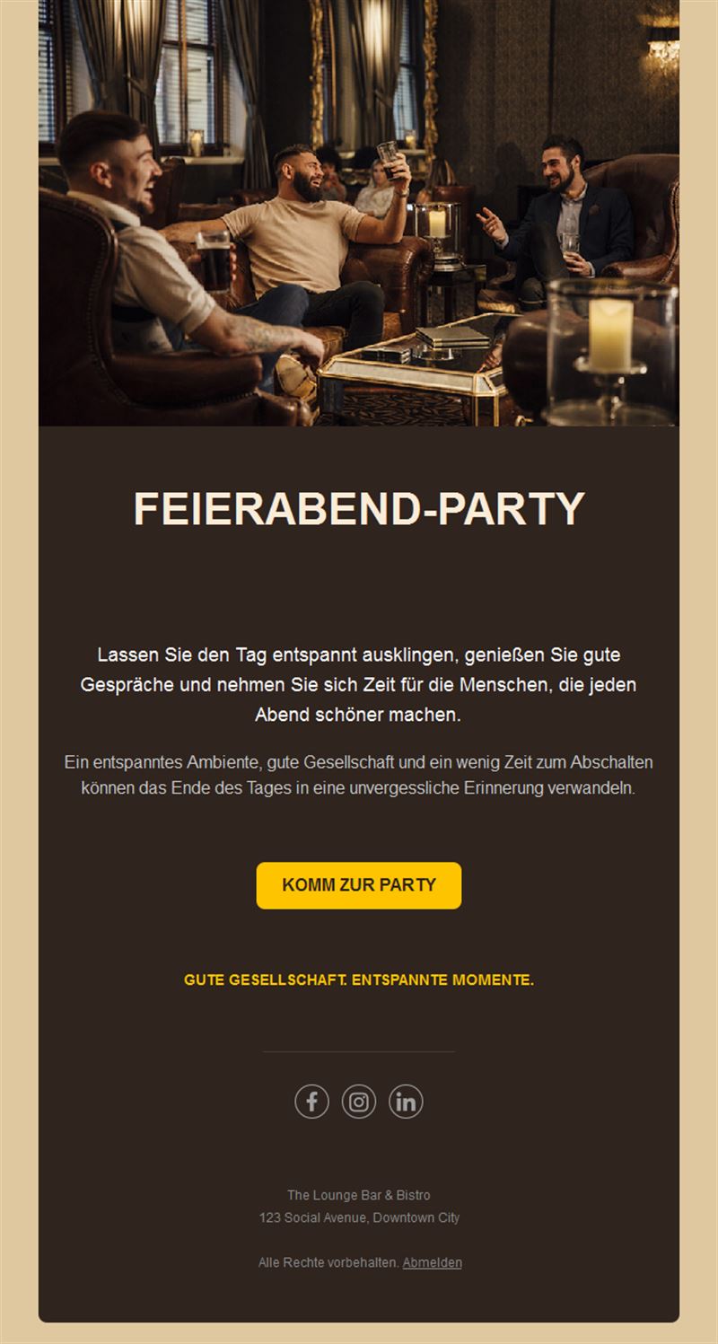 Evening Gatherings Invitations