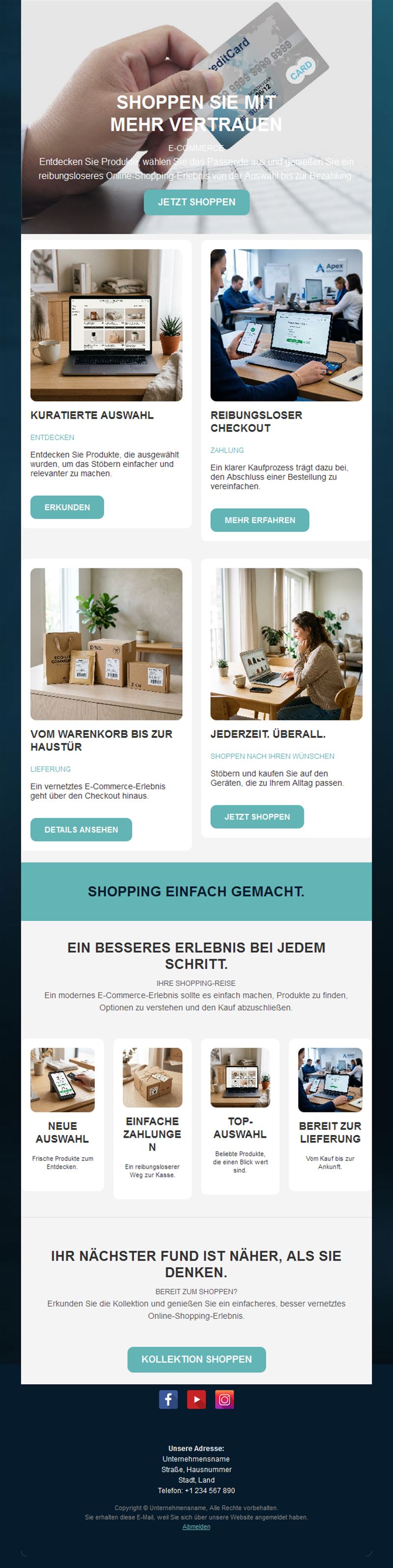 Ecommerce Campaign Templates