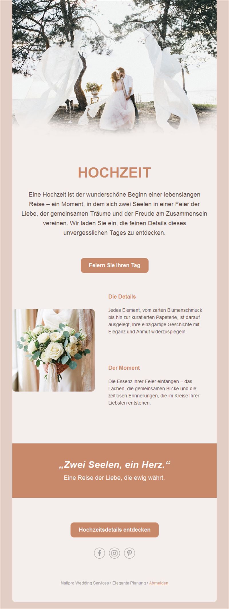 Elegant Wedding Emails