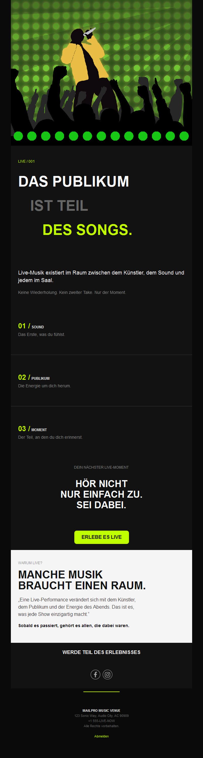 Melodic Email Designs