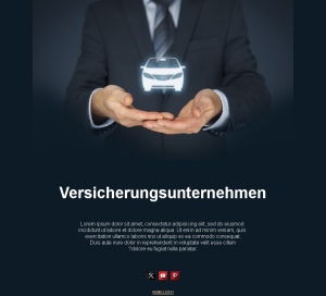 Versicherungs-Marketing-Designs