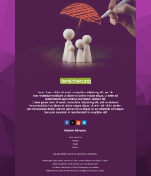 Professionelle Versicherungs-E-Mails