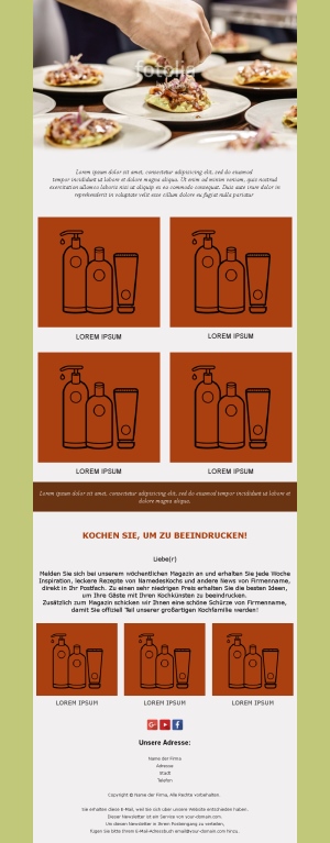 Delicious Cooking Recipe Templates