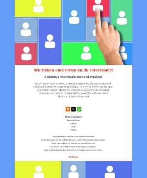 Dynamische HR Rekrutierungs Vorlagen