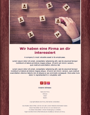 Dynamische HR Rekrutierungs Vorlagen