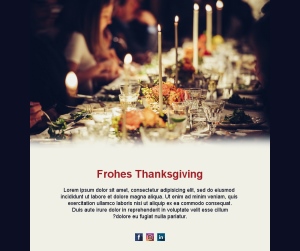Thanksgiving-Grüße