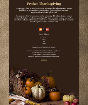 Thanksgiving-Grüße