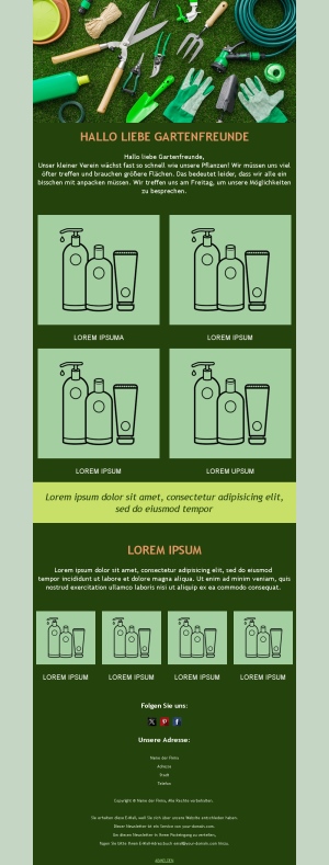 Lush Garden Templates
