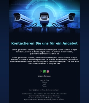 Vorlagen für Sicherheitsunternehmen