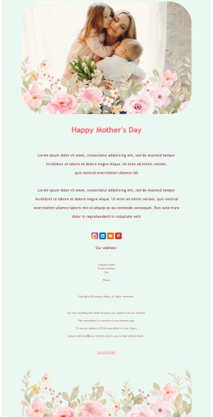 Vorlage Muttertag 2026