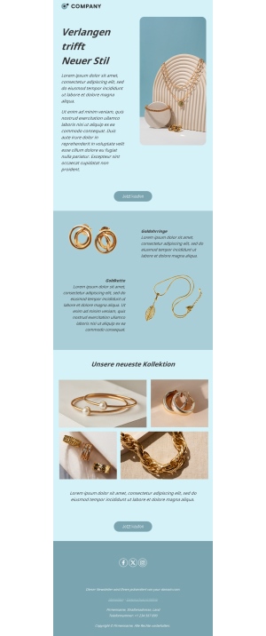 E-Mail-Vorlagen für Schmuck