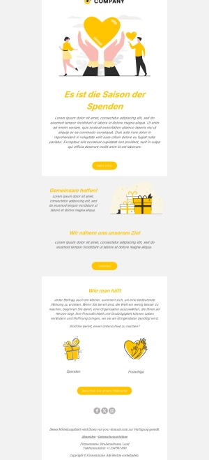 Gemeinnützige Wirkung Zeigen