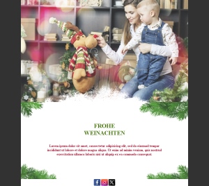 Weihnachtsfreude Teilen