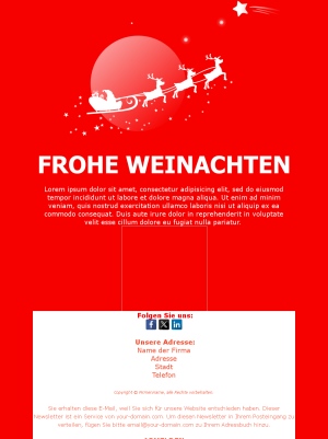Weihnachtliche Grüße Modern