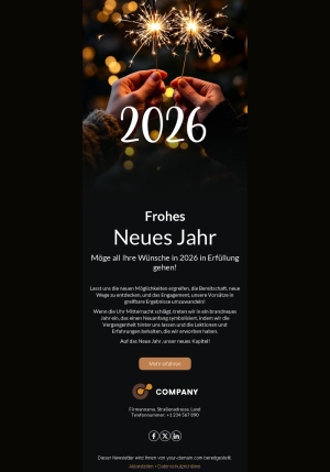 Starten Sie 2026 mit dieser Vorlage
