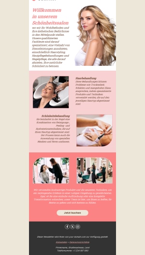 E-Mail-Vorlagen für Beauty-Salon & Spa