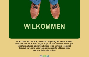 Sagen Sie Hallo und geben Sie den Ton an