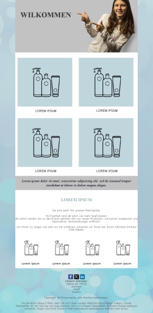 Template Email Erster Eindruck