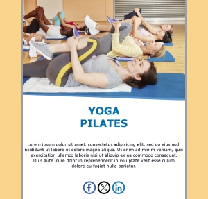 Template Email Pilates Energy