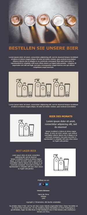 Gemütliche Barabende Emails