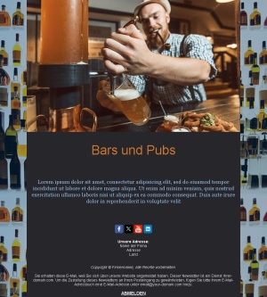 Abendliche Drinks Emails