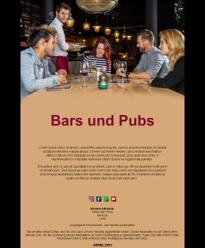 Bar Erlebnisse Email
