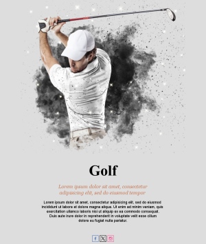 Golf Tournament Invitation