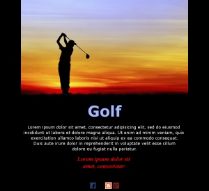 Golf Club Newsletter