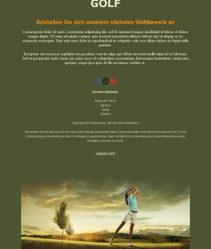 Golf Offers Template