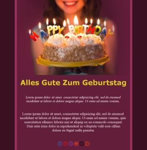 Email Geburtstagsangebot