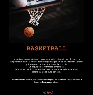 Basketball News Layout