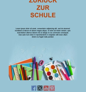 Kreative Schulvorlage