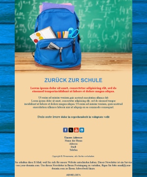 Email Schulnews Modern
