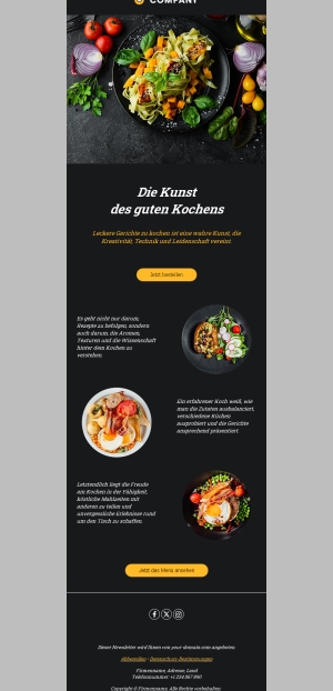 Restaurant Vorlage mit Flair