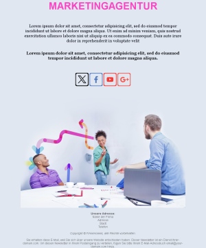 Marketing-Agentur Vorlage	