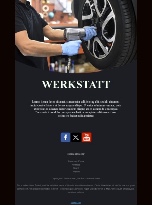 Auto Service Business Email
