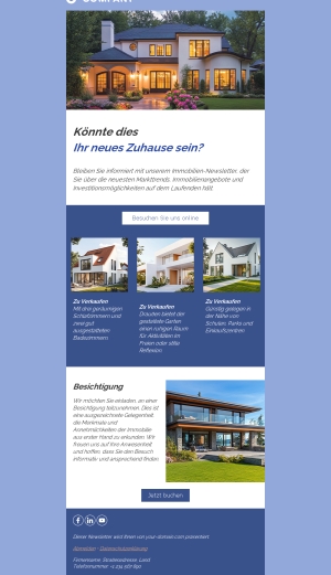 Immobilien Vorschau Willkommen