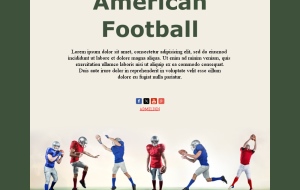 Spielankündigungen Football