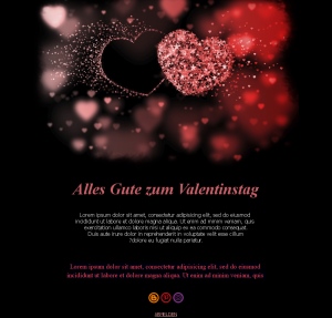 Liebe am Valentinstag feiern Bewerben