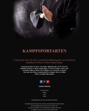 Kampfsport-Exzellenz Zeigen Sie höchste Disziplin