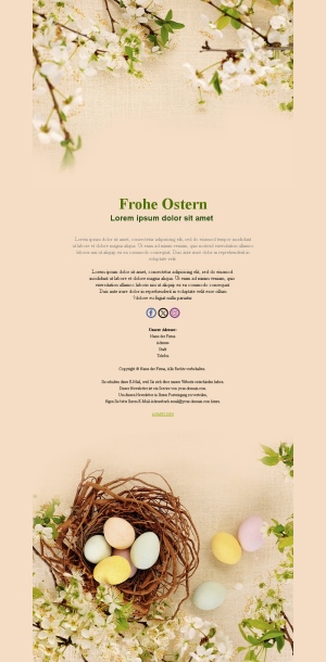 Frühlingsgrüße zu Ostern