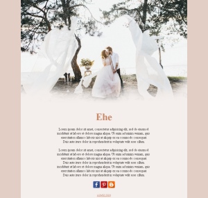 Elegante Hochzeitsemails