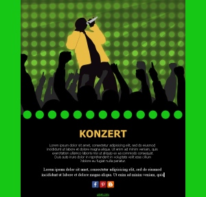 Melodische E-Mail-Designs