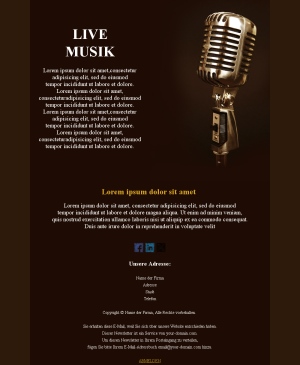 Musik-Event-Vorlagen