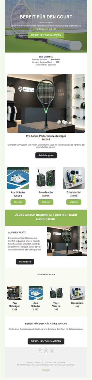 Exciting Tennis Match Templates