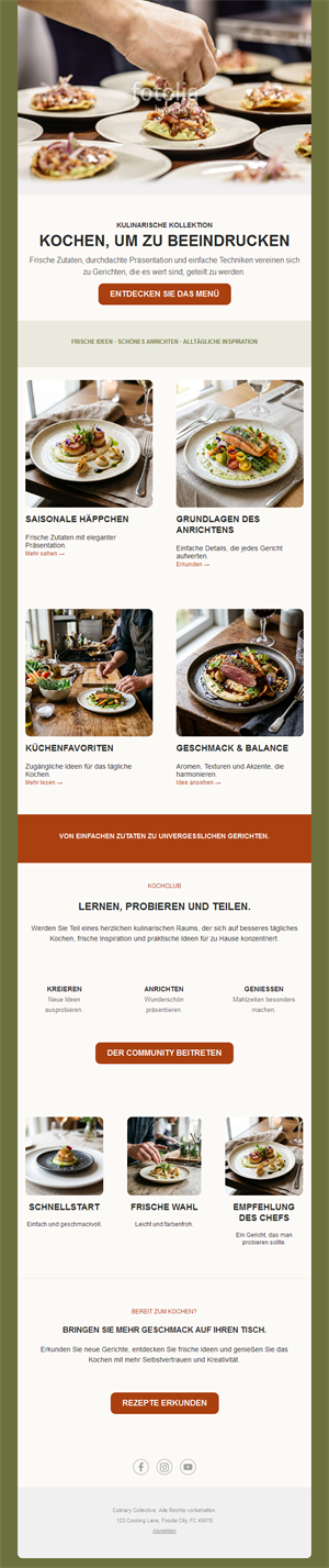 Delicious Cooking Recipe Templates