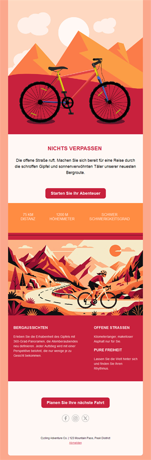 Adventurous Bike Trail Templates
